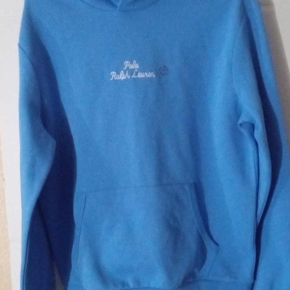 Polo by Ralph Lauren size small color is baby blue